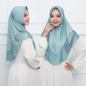Hijab bergo motif printing sublim