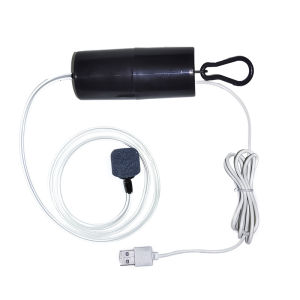 Portable Aquarium Oxygen Air Pump Small Fish Tank USB Silent Air Aerator With Hose and Airstone B195
