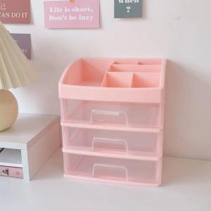 Dust-proof Transparent Storage Box for Tapes Cosmetics Skincare