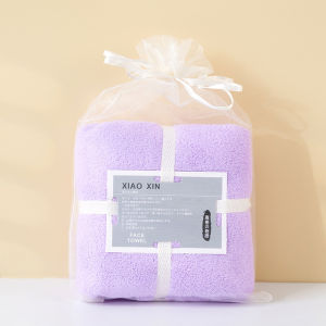 Romantic Coral Fleece Towel Gift Beautiful Multi-purpose Wedding Favor Absorbent Guest Souvenir Small Present Home Textile