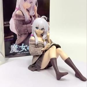 Bandai | 1pc Devils Journey Sweater Elaine Hand made Cartoon anime Beautiful Girl Chassis Desktop Decoration Model Gift