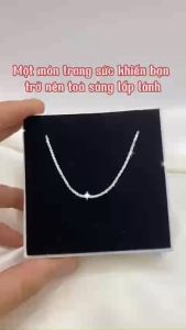 Lắc tay bạc nữ Tyche Blink dây xù bắt sáng lấp lánhvòng tay sang trọng thanh lịch phù hợp đeo đi họcđi làmquà tặng