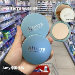 Alterra Organic Matte Setting Powder Compact Oil Control Concealer Silky Finish Pregnant Women 9g Makeup Beauty Tools