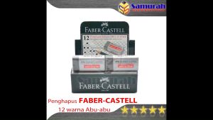 Penghapus Pensil Faber-Castell EBTA & SPMB - Abu Untuk Ujian 1 Box isi 12 pcs
