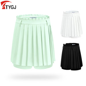 High Waist Golf Skort Womens Wrap around Shorts Skirt Slimming Quick Dry Wide Leg Short Shorts Skirt Sporty Look
