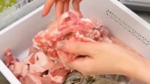 Kantong Plastik Double Ziplock Pembungkus Makanan Sayuran/Buah Penyimpan Kulkas