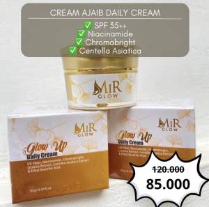 Glowup daily krim by mirglow skincare