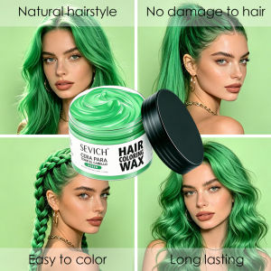 Hair Dyed Mud Hair Colour Wax Long-Lasting Styling Colored Hair Clay Coloring Cream Hairs Styling Colour for DIY Party Cosplay