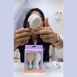 Grace Kids ชุดแปรงหวีผมเด็ก ขนแพะแท้จากธรรมชาติ 100%