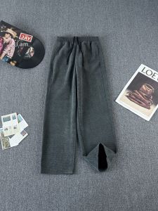 ZHUOCAN | Dark Gray Vintage American Wide Leg Leisure Pants