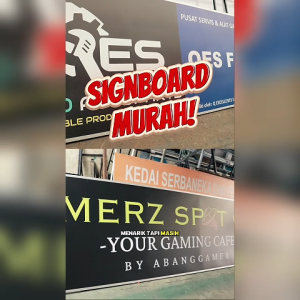 (PRE-ORDER) CUSTOM MADE SIGNBOARD