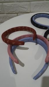 KAMINO BANDO BUSA 2 CM MOTIF PITA CRINCLE / BANDANA 2CM / HEADBANK ANAK DAN DEWASA PEREMPUAN