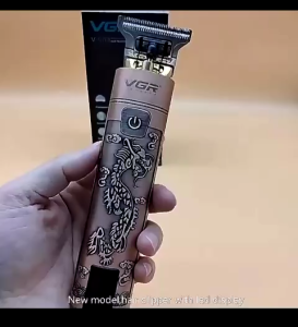 VGR V-076 Digital Hair Clipper With USB Rechargeable Electric Hair Trimmer