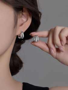 YICAN | Elegant Versatile Double-layer Metal Earrings