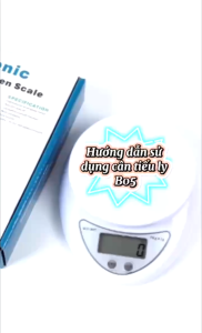 Cân tiểu ly điện tử nhà bếp mini làm bánh đồ ăn nguyên liệu chính xác cao tặng kèm pin (Có kèm pin)