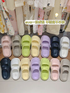 EVA Thick Heel Sandals Womens Summer Outdoor Anti-slip Half Slippers Beach Shoes Soft Bottom Slip-On Casual Flat Footwear