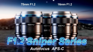 SIRUI Sniper Series 16/23/33/56/75mm F1.2 APS-C Frame Auto Focus Lens For Sony / Fuji / Nikon