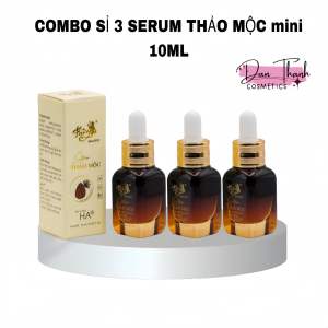COMBO SỈ 3 SERUM THẢO MỘC FAIRY mini 10ML Hỗ trợ dưỡng trắng mờ nám tàn nhang kiềm dầu (tặng 1 Sữa Rửa Mặt mini + 1 TTBC mini)