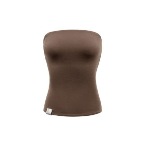 4Muggle Original Color Block Double Sided Wear Spicy Girl Backless Sleeveless Slimming Anti Slip Top Womens Tube Top