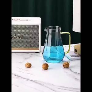 Bộ Ấm Trà Thủy Tinh Vân Kim Cương 1 Chiếc Thân Thiện Với Môi Trường Trong Suốt Dùng Được Cho Nước Nóng Lạnh Ấm Pha Cà Phê Bình Đựng Nước Gia Dụng