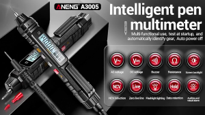Kirim Cepat Aneng A3005 Pro Digital Multimeter Pen Type 4000 Counts Non-Contact / Tespen Digital Avometer