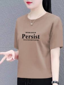 ผู้หญิง หลวม Fit ผ้าฝ้าย เสื้อยืดแขนสั้น ฤดูร้อน สไตล์ หลากหลาย พรางหุ่น ชุดคลุมท้องขนาดใหญ่ เสื้อท่อนบน เสื้อบอดี้เชิ้ต