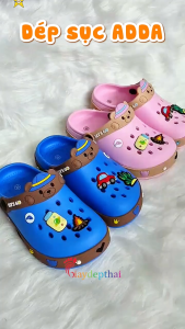 Giày Sục Nhựa Thái Lan bé trai bé gái Adda 55U59 (From lớn kèm sticker)