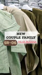 Rauna Sarimbit Keluarga Katun Jacquard / SR-06 Olive / Fashion Muslim