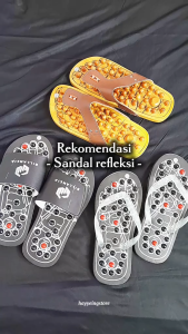 HAYYEING SANDAL REMATIK TERAPI KAKI AKUPUNTUR SENDAL SLOP SIZE 36-43