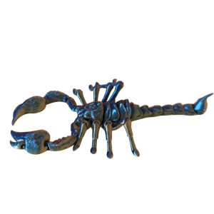 3D Printed Movable Joint Emperor Scorpion Replica Model