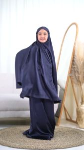 MUKENA ANAK TANGGUNG SILKY LASER CUT 2IN1 ALANA