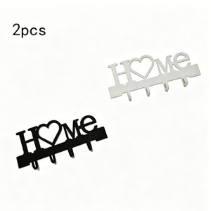 Art Deco Wall-Mounted Hook Coat Rack Key Holder Kitchen Organizer Bathroom Hanging Hook Storage Rack