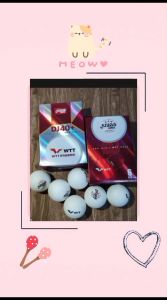 TERLARIS !! BOLA TENIS MEJA PUTIH - BOLA PIMPONG ISI 6 MURAH - BOLA TENIS MEJA TURNAMEN - BOLA PINGPONG DHS DJ40+
