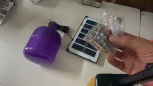 หลอดไฟดักแมลง แบล็คไลท์ หลอดไฟล่อแมลง ไฟแสงสีม่วง Black Light 400W ไฟโซล่าเซลล์