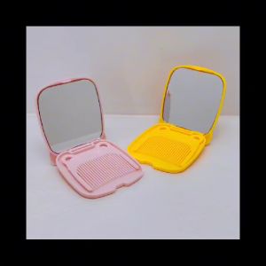 กระจกพับพกพา น่ารัก มินิมอล สไตล์เกาหลี