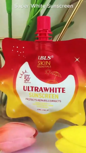 Ultra White / Ultra Fresh Sunscreen Cream UVA/UVB SPF50 50mL Whitening Facial Cream Solar Sun Block Sun Protection