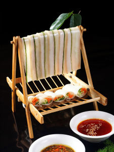 ชั้นวางอาหารจานไหหลำสไตล์โรงแรมสำหรับร้านอาหารและร้านอาหารสุกิ้ง ชั้นวางอาหารแบบสร้างสรรค์ ชั้นวางสัมผัสได้ดี