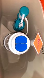 [HCM]Bộ xả cầu 1 khối LInax-Toto DTF909Linax KAG-XBC48 cao 18cm thoát lớn D9.5cm phụ kiện thùng nước xí bệt liền khối C909 C900  xả êm tiết kiệm nước hoạt động tốt