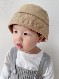 Mũ bucket kaki cho bé 1-5 tuổi – Nón vải mềm cao cấp che nắng nhẹ gấp gọn dễ phối đồ cho bé