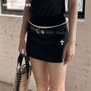 Low-Waist A-Line Mini Skirt Flared Cut Hips Slimming Design Summer New