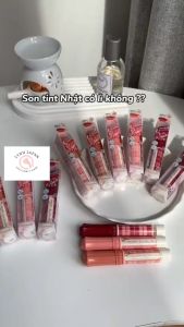 Son tint dưỡng ẩm giữ màu Canmake Muchi Puru Tint Nhật Bản