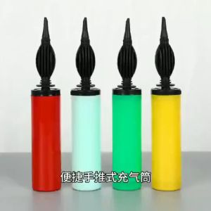 Dụng cụ bơm bong bóng bằng tay loại đại màu nhũ bơm bóng dễ dàng nhẹ nhàng chất lượng bền lâu kích thước 29 cm x 4 cm