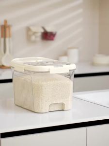 Airtight Pest-Proof Press Open Grain Storage Container 20Lbs