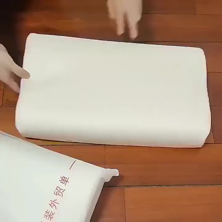 Gối Kê Cổ Cao Su Non Chất Liệu Thoáng Khí Êm Ái Mềm Mại, Gối Chống Đau Vai Gáy Thiết Kế Công Thái Học Giúp Thư Giãn TIDO, TI DO