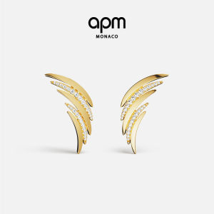 Golden Stylish Palm Earrings