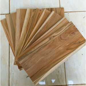 papan kayu jati asli perhutani sudah halus ukuran 20x50x1cm