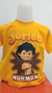 KAOS ANAK FILM JUMBO KARAKTER NURMAN TSHIRT FILM ANIMASI JUMBO VIRAL TERBARU ANAK COWOK CEWEK