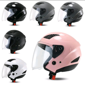 Helm RSIX Kirana Half Face Dewasa SNI Solid r1 elite n1 max mark 1 r1 max n1 elite r1 r6 rx9 s1 gp pro n1 kyoto kairoz tt course ttr jet nfj striker terra sv300 ultron pro mla kyoto kbr