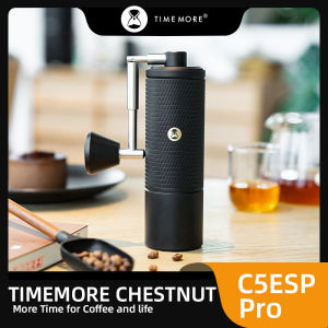 Timemore | TIMEMORE Chestnut C5 ESP PRO Espresso Manual Hand Coffee Grinder Adjustable Steel Core Burr SendCleaning Brush OutdoorPortable