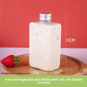 AMW | Single-use Fruit Juice Bottle 350ml Food-grade Plastic Freshly Squeezed Cup